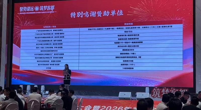 梅州市浙江商会第四届第三次会员大会暨2026年春铭会--片仔癀分享会